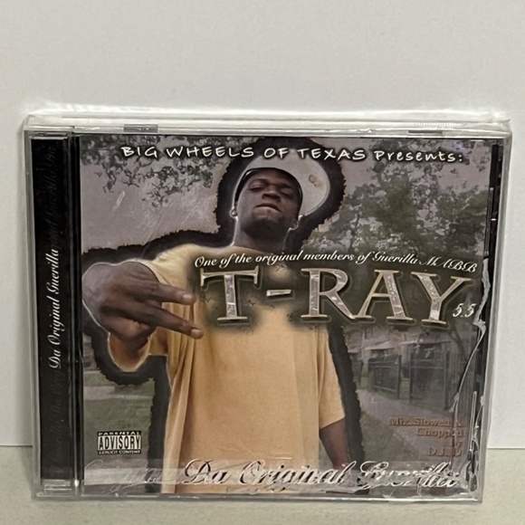 T Ray Da Original Guerilla CD Big Wheels Of Texas 5.5 Rap Hip Hop - Picture 1 of 8